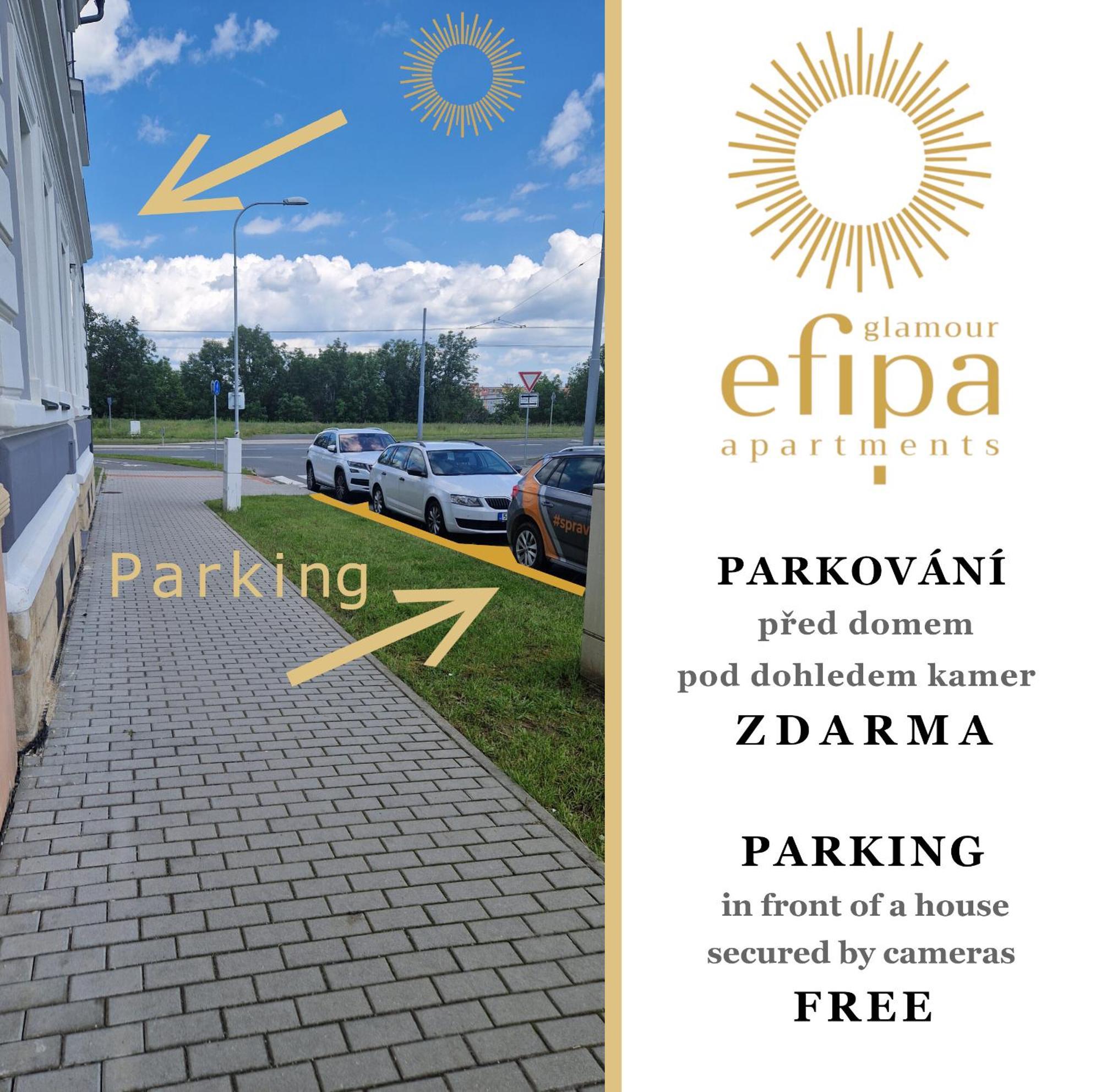 Efipa Glamour Apartments Plzen Luaran gambar